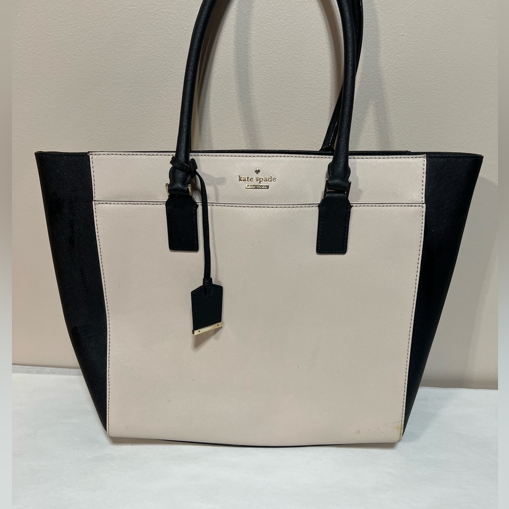 Kate spade tan and black purse